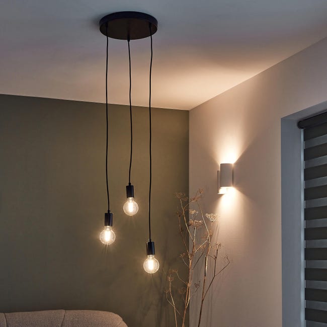 Lampa wisząca Lina czarna 3 x E27 Inspire