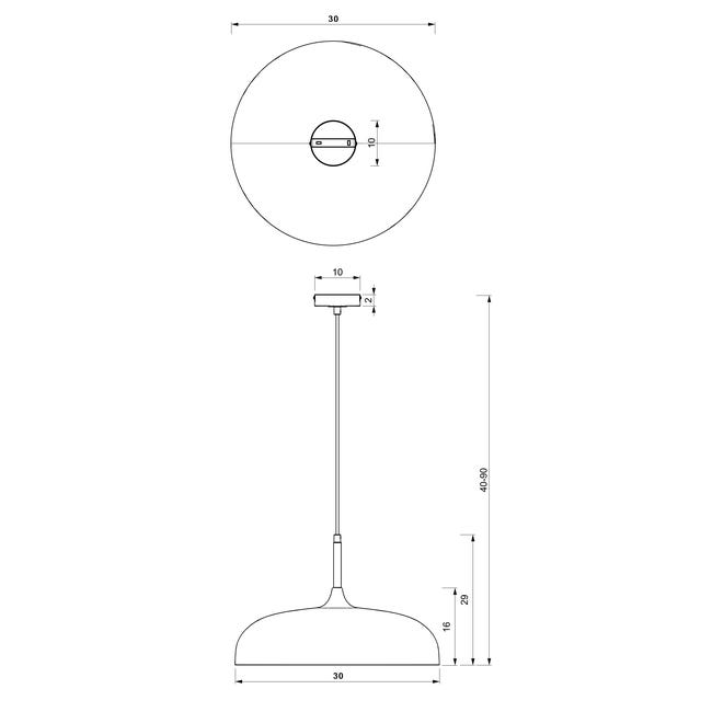 Lampa wisząca Lincoln biały E27 Milagro