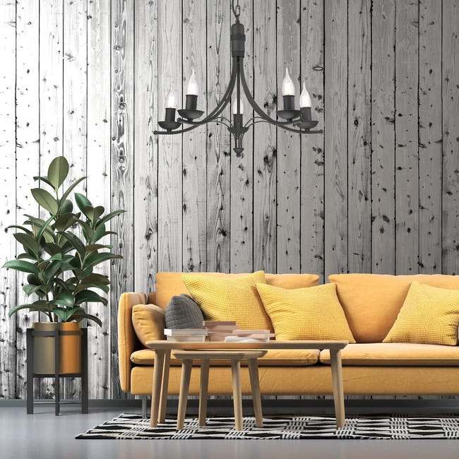 Lampa wisząca Lucy czarna 5 x E14 Lamkur