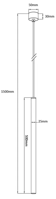 Lampa wisząca Lungo złota G9 Light Prestige