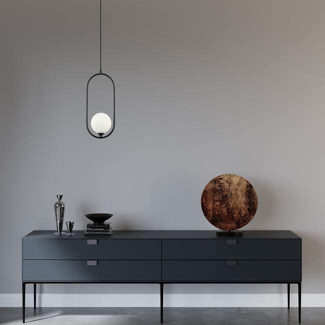Lampa wisząca Lupus czarna G9 Italux