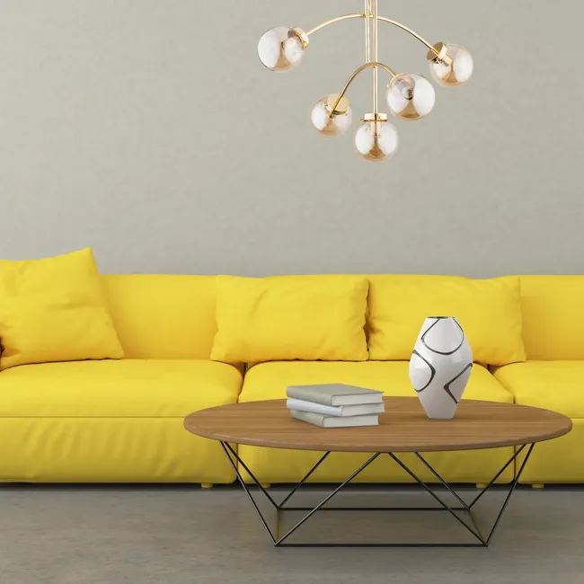 Lampa wisząca Lusco złoty 5 x E14 Alfa