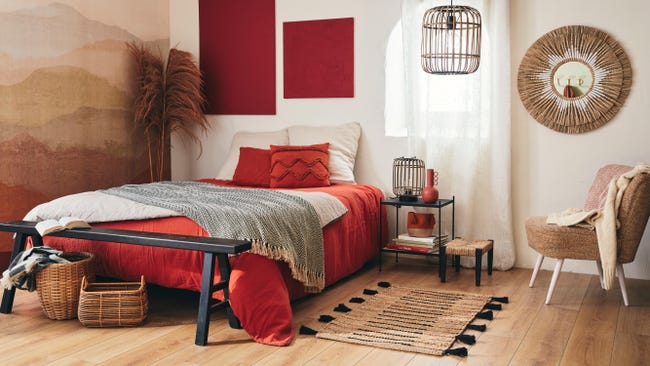 Lampa wisząca Manihi czarna bambus E27 Inspire