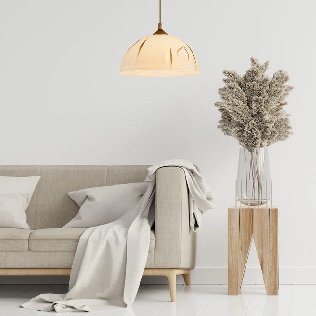 Lampa wisząca Marcy złota E27 Lamkur