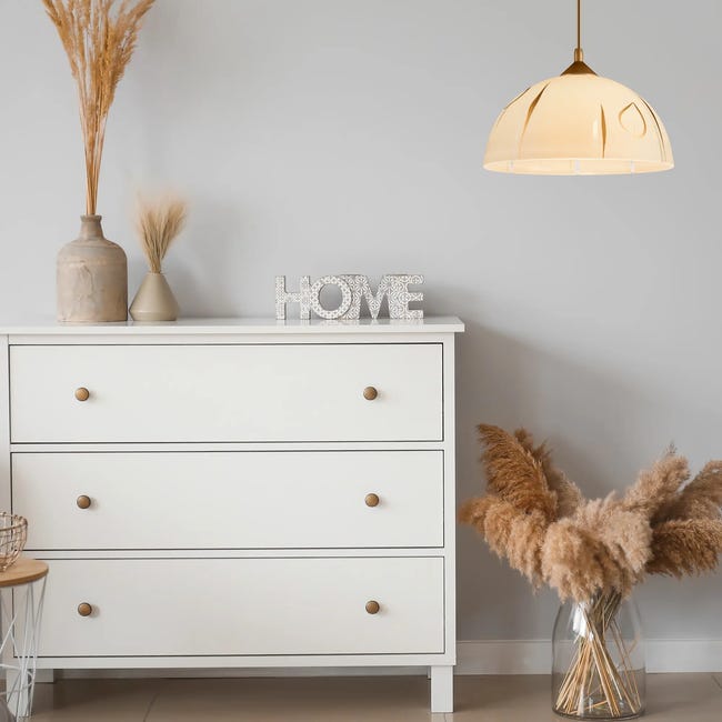 Lampa wisząca Marcy złota E27 Lamkur