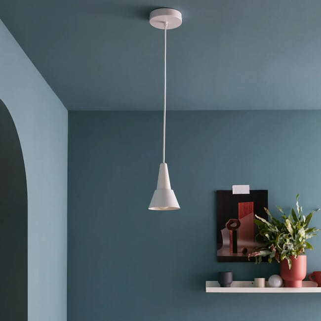 Lampa wisząca Mazugi biała E27 Inspire