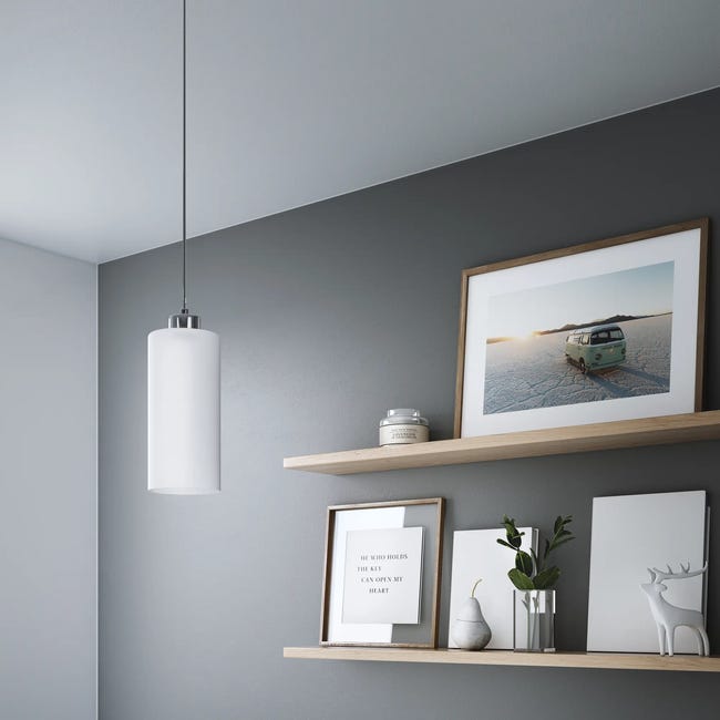 Lampa wisząca Mena chrom E27 Inspire
