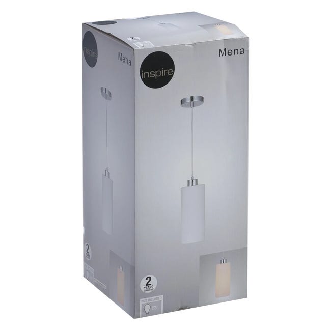 Lampa wisząca Mena chrom E27 Inspire