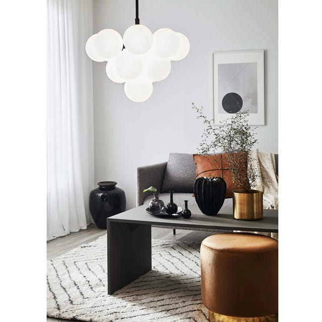 Lampa wisząca Merlot czarna 13 x G9 Markslojd