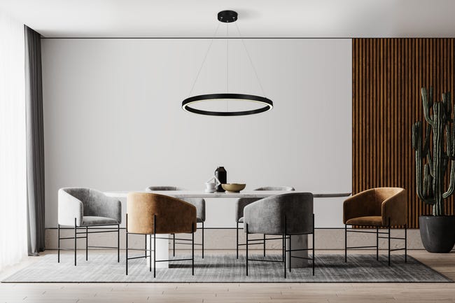 Lampa wisząca Midway 40W LEDA czarny Light prestige