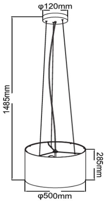 Lampa wisząca Milk biała 4 x E27 Light Prestige