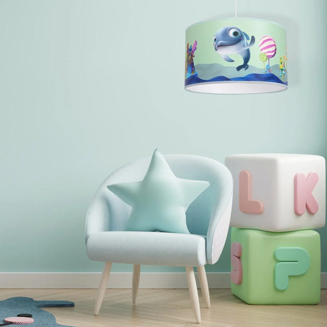 Lampa wisząca Mini Mini Delfin Finek E27 Milagro