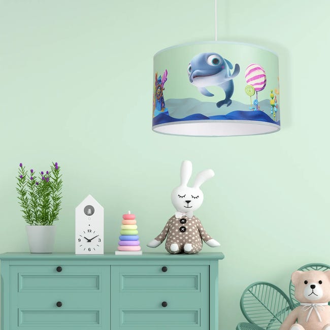 Lampa wisząca Mini Mini Delfin Finek E27 Milagro
