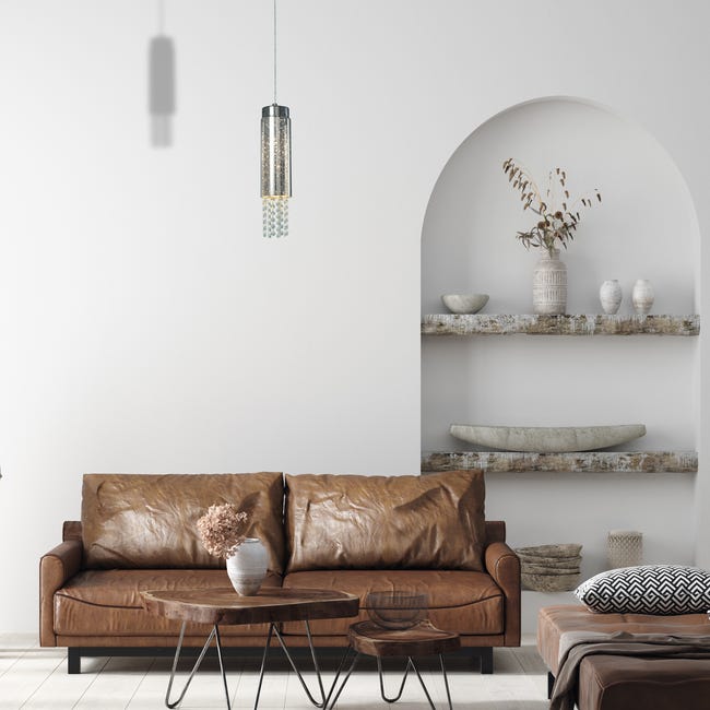 Lampa wisząca Moonlight chrom E14 Milagro