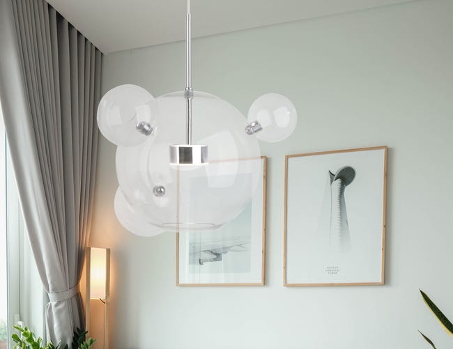 Lampa wisząca Multiverse chrom LED Reality