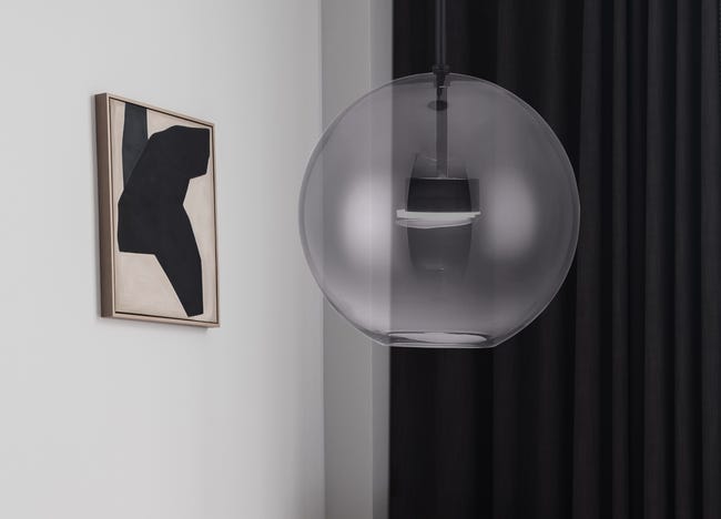 Lampa wisząca Multiverse czarna LED Reality