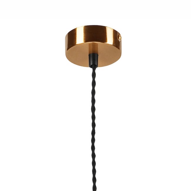 Lampa wisząca Nelly 40W E14 czarno-biały Lamkur