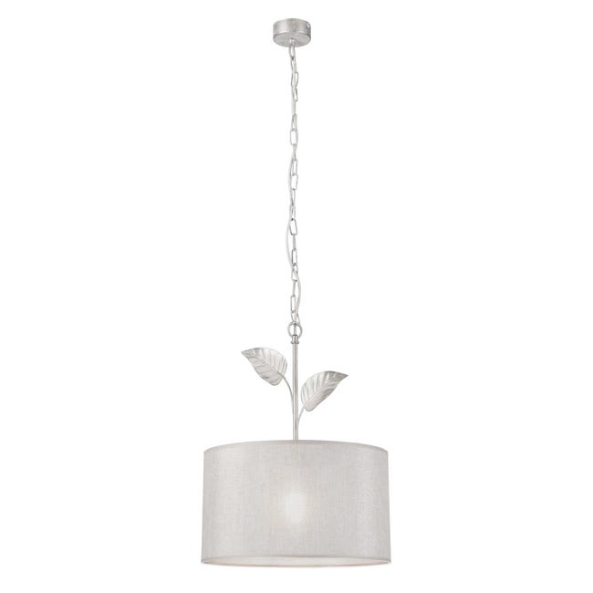 Lampa wisząca Noemi srebrna E27 Lamkur