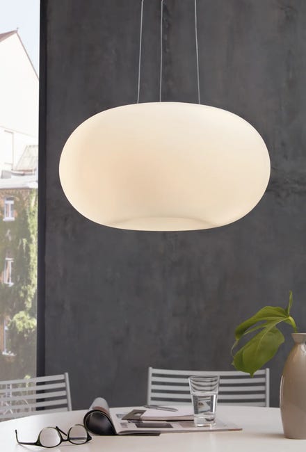 Lampa wisząca Optica biała E27 Eglo