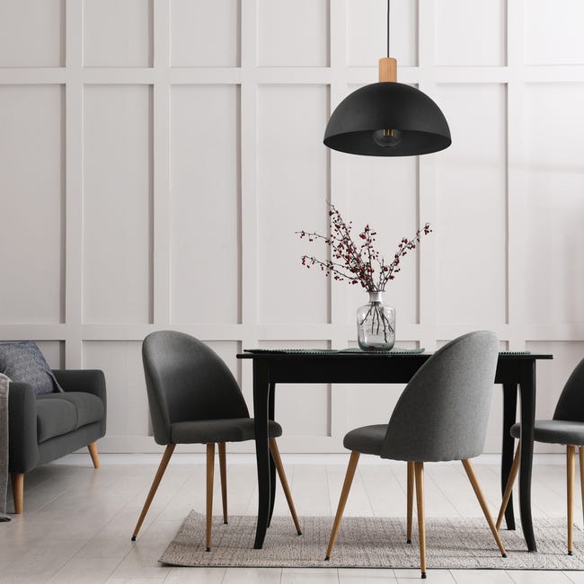 Lampa wisząca Oslo czarna E27 Tk Lighting
