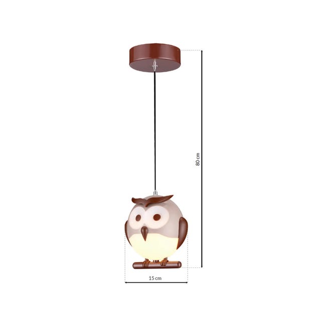 Lampa wisząca Owl E14 Milagro