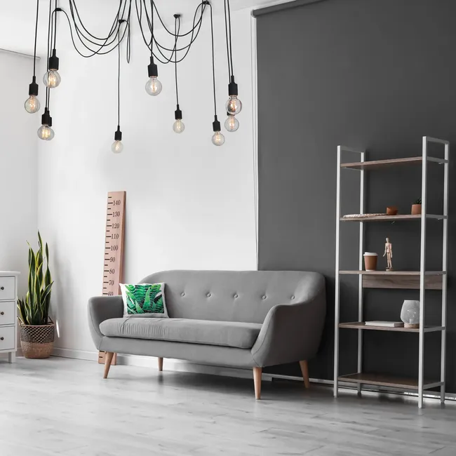 Lampa wisząca Pająk Soleto czarna E27 Light Prestige