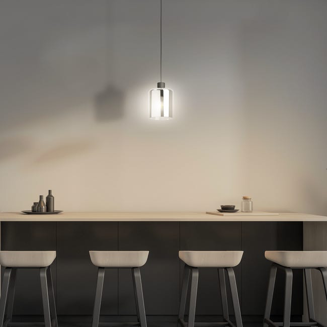 Lampa wisząca Paradox czarna E27 Inspire