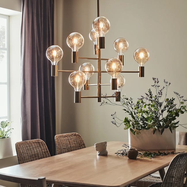 Lampa wisząca Paris mosiądz E27 Markslojd