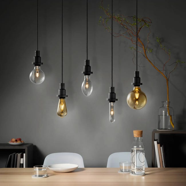 Lampa wisząca Pendulum czarna E27 Ledvance