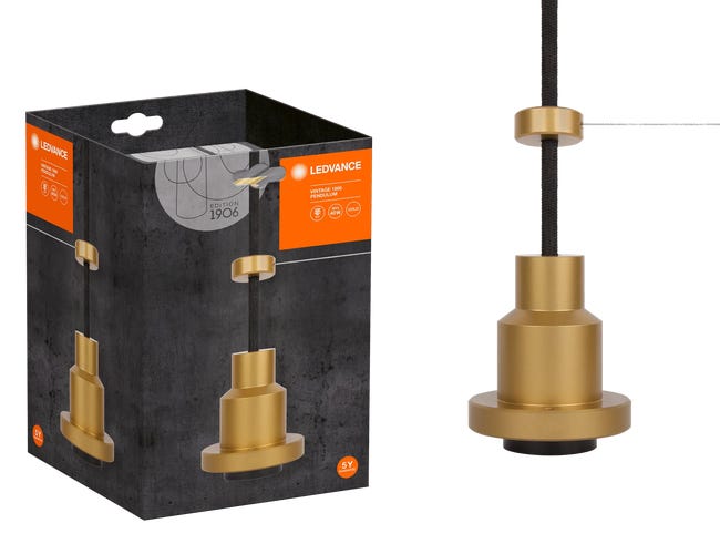 Lampa wisząca Pendulum złota E27 Ledvance