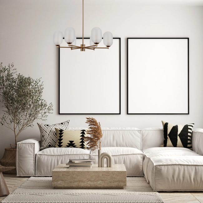 Lampa wisząca Perano brąz 6 x G9 Italux