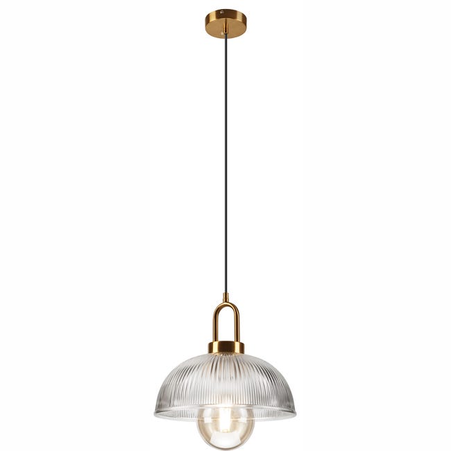 Lampa wisząca Pia E27 złota Lamkur