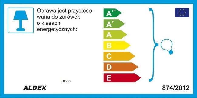 Lampa wisząca Ramos biała mat E27 Aldex