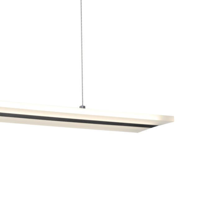Lampa wisząca Ray biało-czarna LED Milagro
