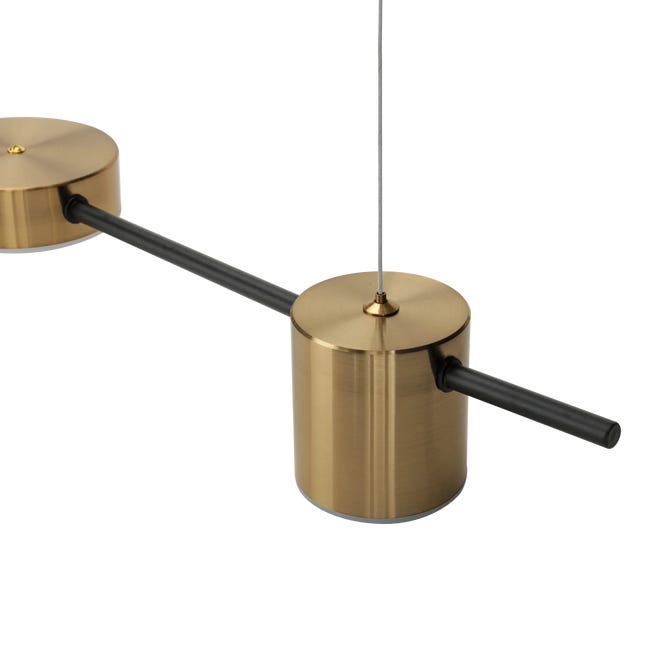 Lampa wisząca Remdal LED czarna Italux