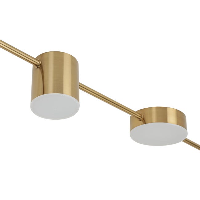 Lampa wisząca Remdal LED mosiądz Italux