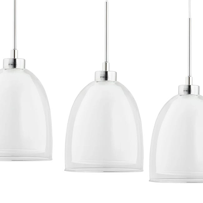 Lampa wisząca Ronda biała E27 Alfa