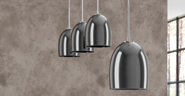 Lampa wisząca Ronda grafitowa E27 Alfa