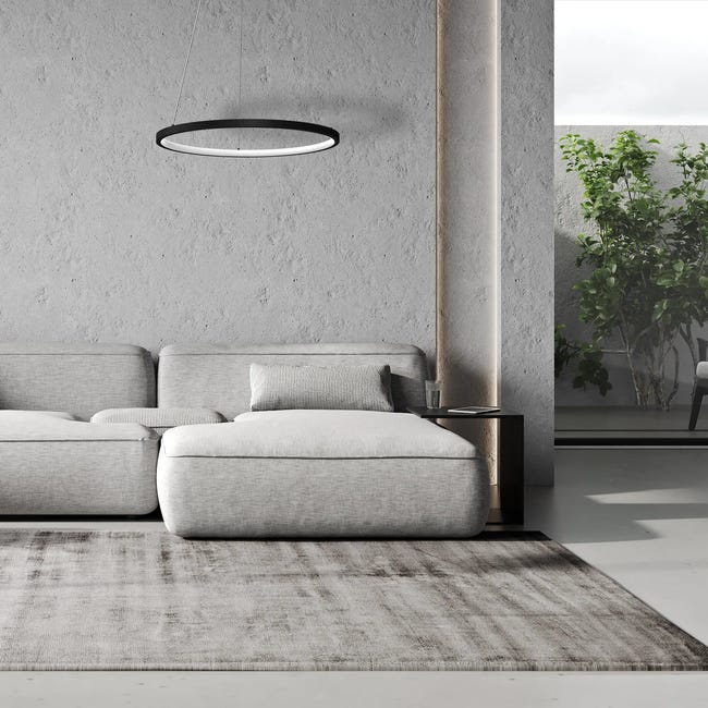 Lampa wisząca Rotonda czarna 1350 lm LED Milagro