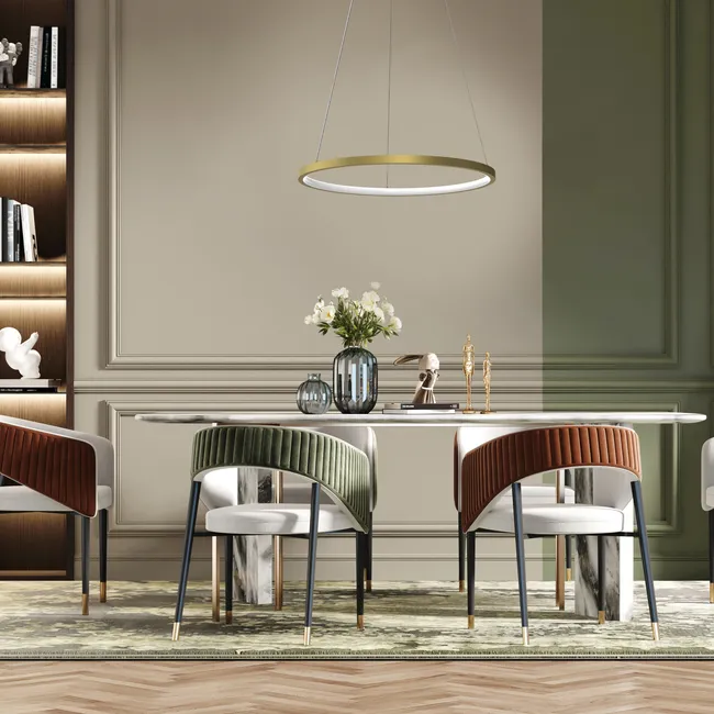 Lampa wisząca Rotonda złota 1350 lm LED Milagro