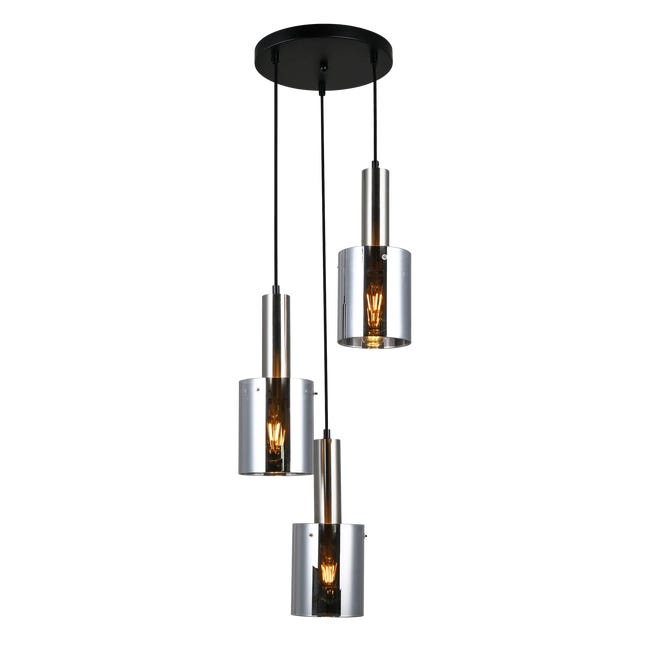 Lampa wisząca Sardo nikiel 3 x E27 Italux