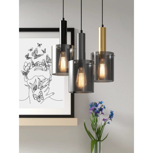 Lampa wisząca Sardo nikiel E27 Italux