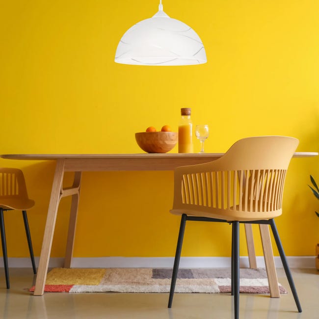 Lampa wisząca Sfera biała E27 Lamkur