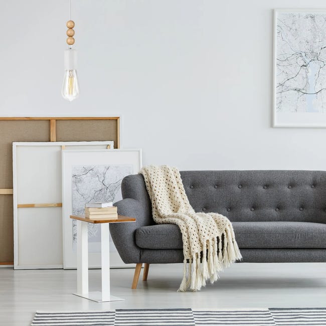 Lampa wisząca Simon biała E27 Lamkur