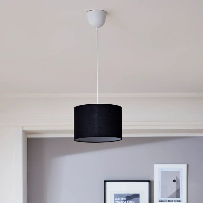 Lampa wisząca Sitia 28 cm czarna E27 Inspire