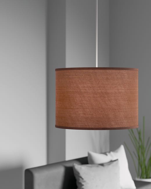 Lampa wisząca Sitia 28 cm taupe E27 Inspire