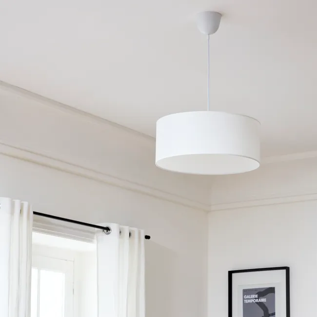Lampa wisząca Sitia 48 cm biała 3 x E27 Inspire