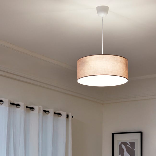 Lampa wisząca Sitia 48 cm taupe 3 x E27 Inspire