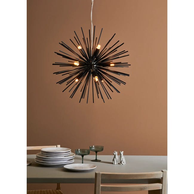 Lampa wisząca Soleil 9 x E14 czarna Markslojd