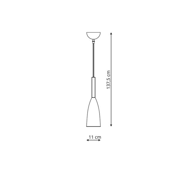 Lampa wisząca Solin czarno-złota E27 Light Prestige